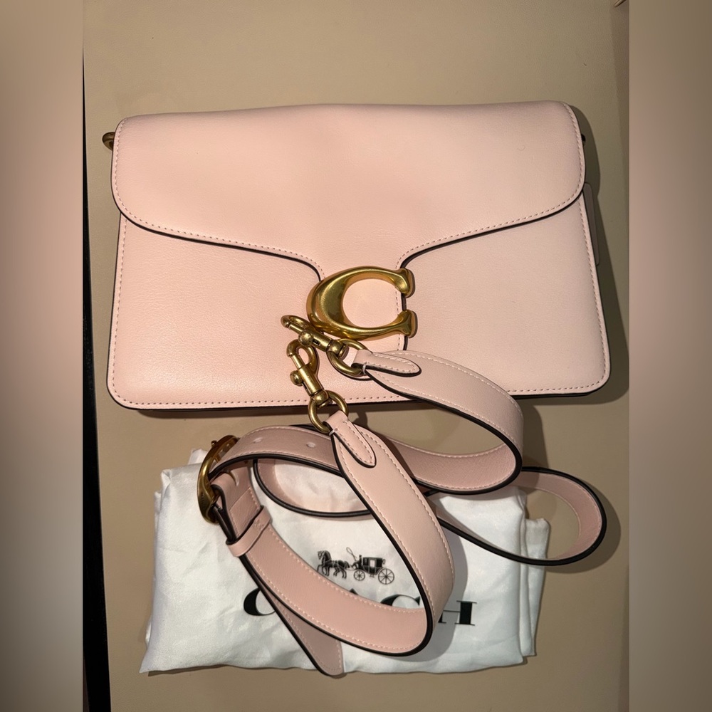 Coach Blush Pink chain Tabby